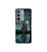 PrintiFy Realme C75 ile Uyumlu Simya Serisi Gölge Ve Cam Tasarımlı Uv Baskılı Köşe Korumalı Antişok Kılıf