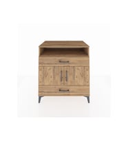 Kronos Şifonyer 2 Raflı 2 Çekmeceli 2 Kapaklı 88x59x96 Çam-Çam