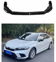 Honda Civic FE 2022 3 Parça Ön Lip 🚘  Dayanıklı Plastik, Sportif Tasarım, Kolay Montaj (Standart)