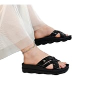 Pierre Cardin 7485 Siyah Rugan Bayan Terlik
