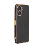 Vivo Y16 Kılıf Volet Silikon - Siyah