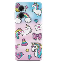 Xiaomi Redmi Note 11E Kılıf Silikon Desen Özel Seri Unicorn Mektup 1800