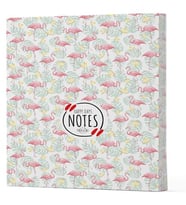 Flamingo 3 - Yan Boyamalı Çizgili Defter