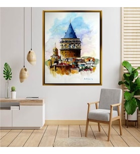 Altın  Çerçeveli tablo n190