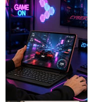Klavyeli Tablet Bilgisayar Seti Dokunmatik Kalem ve Kılıf Destekli