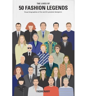 The Lives Of 50 Fashion Legends: Visual Biographies Of The World'S Greatest Designers (Krem)