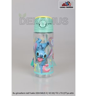 LİSANSLI STITCH 500 ML MATARA (Lacivert)