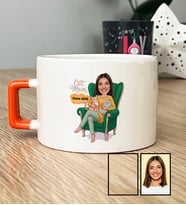 Kişiye Özel Karikatürlü Cat Mom Kedi Annesi Lüks Fincan Anneler Günü Hediyesi