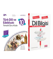 Palme Yayınları 10. Sınıf Türk Dili ve Edebiyatı Tematik ve AKM Dil Bilgisi Soru Bankası Seti 2 Kitap