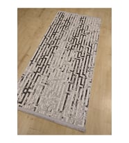 HALIMARKA K-MTT MT002A GRİ KREM MODERN HALI YOLLUK 97X200 CM