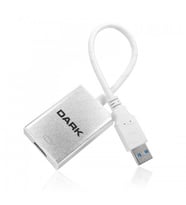 DARK UGA33 DK-AC-UGA33 0.15metre USB-HDMI Çevirici Adaptör Gümüş