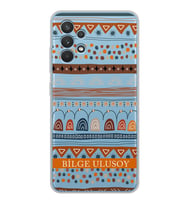 Motif Tasarımlı Şeffaf Telefon Kılıfı