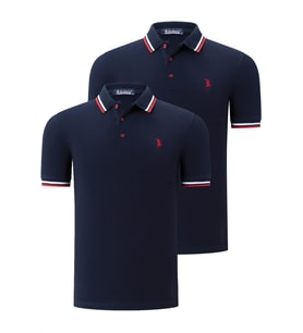 İKİLİ SET T8594 DEWBERRY ERKEK T-SHIRT-LACİVERT-LACİVERT (LACIVERT-LACIVERT)