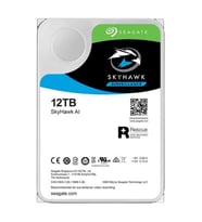 SEAGATE SKYHAWK AI, ST12000VE001, 3.5", 12TB, 256Mb, 7200Rpm, Güvenlik, HDD