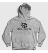 Presmono Unisex Gri Logo Dream Theater Kapüşonlu Sweatshirt 144131tt (Gri)