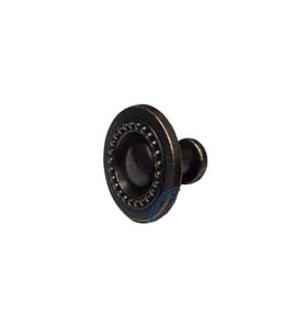 Dekoratif Zamak Düğme - 23X23Mm, Eskitme, 1 Adet