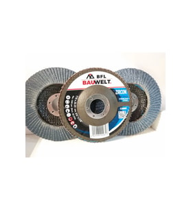 BAUWELT ÇAP115 Z060 FLAP DİSK ZIMPARA İNOX 5 Lİ PAKET
