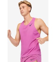 Nike Dri Fit AeroSwift Running ADV Singlet Tank Top Lazer Kesim Koşu Atleti Fuşya