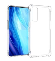 Oppo Reno 4 Pro 4G Kılıf Zore Nitro Anti Shock Silikon Kılıf (Renksiz)