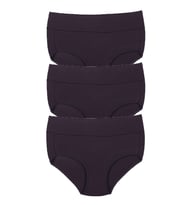 Vanilya Secret Yüksek Bel Toparlayıcı Pamuk 3 Lü Paket (Siyah)