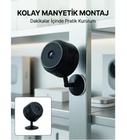 Mini Wi-Fi Güvenlik Kamerası A9 HD Görüntü Hareket Algılama ve Uzaktan Canlı İzleme