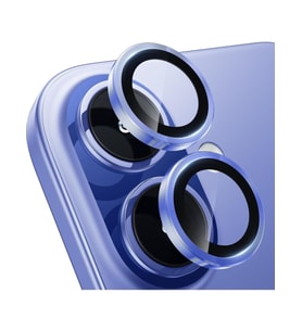Iphone 16 ve 16 Plus Laciverttaş Mavi (Ultramarine)  Uyumlu Kamera Lens Koruyucu Cam