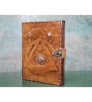 Taşlı Deri Defter Model 4