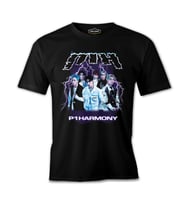 P1Harmony - P1H Storm Siyah Erkek Tshirt