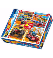 Diy-Toy Hotwheels 4 In Puzzle 1895 (Karışık)
