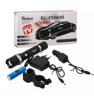 Zoomlu Şarjlı El Feneri En Uygun Fiyata Wt-038