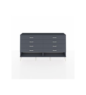 Arges Konsol 8 Çekmeceli  176x30x99 Antrasit-Antrasit