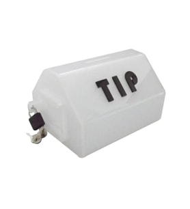 Beyaz Tipbox Bahşiş Kutusu 15x10xh11cm
