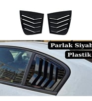 Fiat Egea Kelebek Cam Kaplama Vizörü Parlak Siyah
