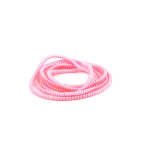 SPELT Şarj Aleti Kablosu Kablo Kordon Koruyucu Spiral Sarma Kılıf Koruma Pembe Pearl