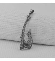 Viking İskandinav Savaşcı Baltası  925 Ayar Gümüş Erkek Kolyesi Ucu