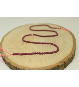 Yakut Taşı Küp Şekilli YARIM Dizi 2.5mm (17cm uzunluğundadır)