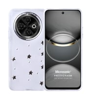 Microsonic TECNO Spark 30C 4G Kılıf PrettyCharm Star (Gri)