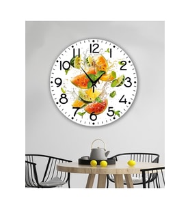 bilge Tasarım retro Duvar Saati 35 x 35 CM (Karışık)
