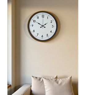 MCG  36 Cm Kahverengi Dekoratif Duvar Saati