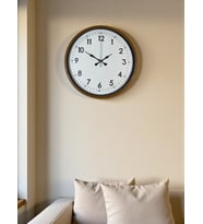MCG  36 Cm Kahverengi Dekoratif Duvar Saati