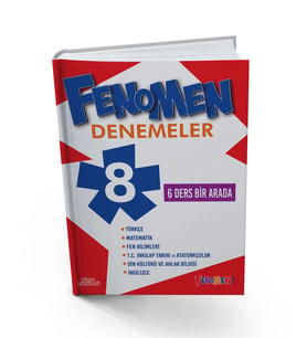 FENOMEN 8.SINIF TÜM DERSLER BRANŞ DENEME SETİ (6 KİTAP)