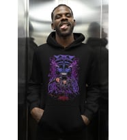 Özel Tasarım Solo Leveling Arise Baskılı Unisex Oversize Anime Karakter Hoodie