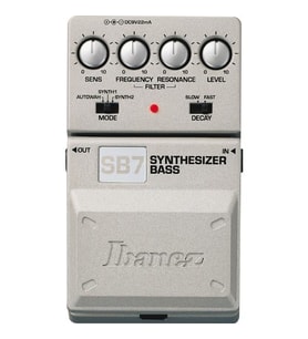 Ibanez SB7 Bass Synth Synthesizer Efekt Pedalı (Profesyonel)  Tone-Lok Serisi, Dinamik Bas Sentezleyici Tonları, Ayarlanabilir Frekans ve Rezonans Kontrolü
