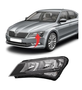 Skoda Superb 2015-2019 Sol Far Halojen 3V1941015
