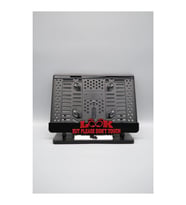 Look Please Dont Touch 3D Kabartmalı Kırımızı Pleksi Motor Plakalık