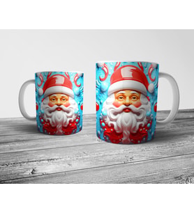 Pixxa Noel Baba Yılbaşı Christmas Kupa Bardak Model 6