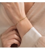Altın Figaro Model Bileklik (Gold)