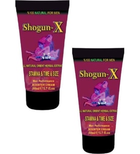 Shogun -X Extra Cream Erkeklere Özel 50ML x 2 Adet