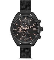SANTA BARBARA POLO&RACQUET CLUB SB.1.10027.4 KADIN KOL SAATİ (Siyah)