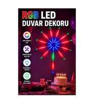 Modüler RGB LED Duvar Aydınlatması – Sökülebilir Kollu Uygulama Kontrollü